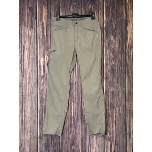 Orvis Tan Cargo Hiking Pants Mens Khaki Size 32x32 Lightweight Outdoor Casual